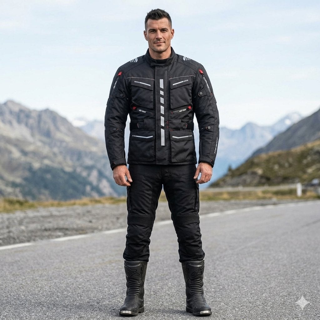 cordura textiele motorjas CE protectoren nieuw:, Verzenden, Nieuw met kaartje, Dames, Jas | textiel