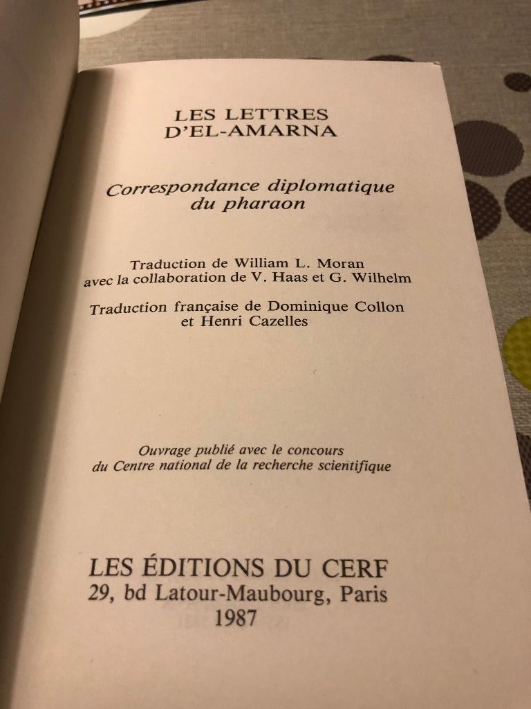 Les lettres d'El Amarna - Literatures anciennes, Enlèvement ou Envoi, 14e siècle ou avant, Utilisé, Afrique