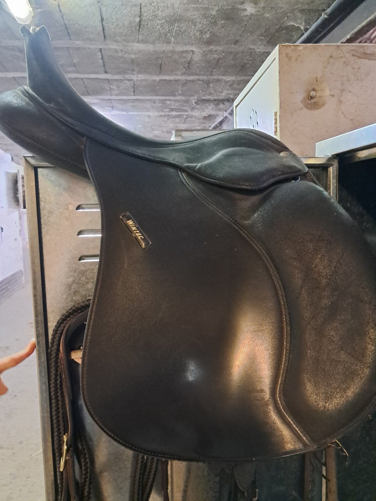 wintec zadel, Dieren en Toebehoren, Gebruikt, M (17 inch), Wintec, Ophalen of Verzenden