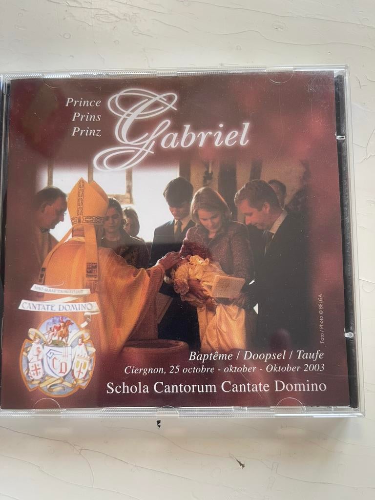 CD de baptême de la famille royale du prince Gabriel, Collections, Maisons royales & Noblesse, Enlèvement ou Envoi, Neuf