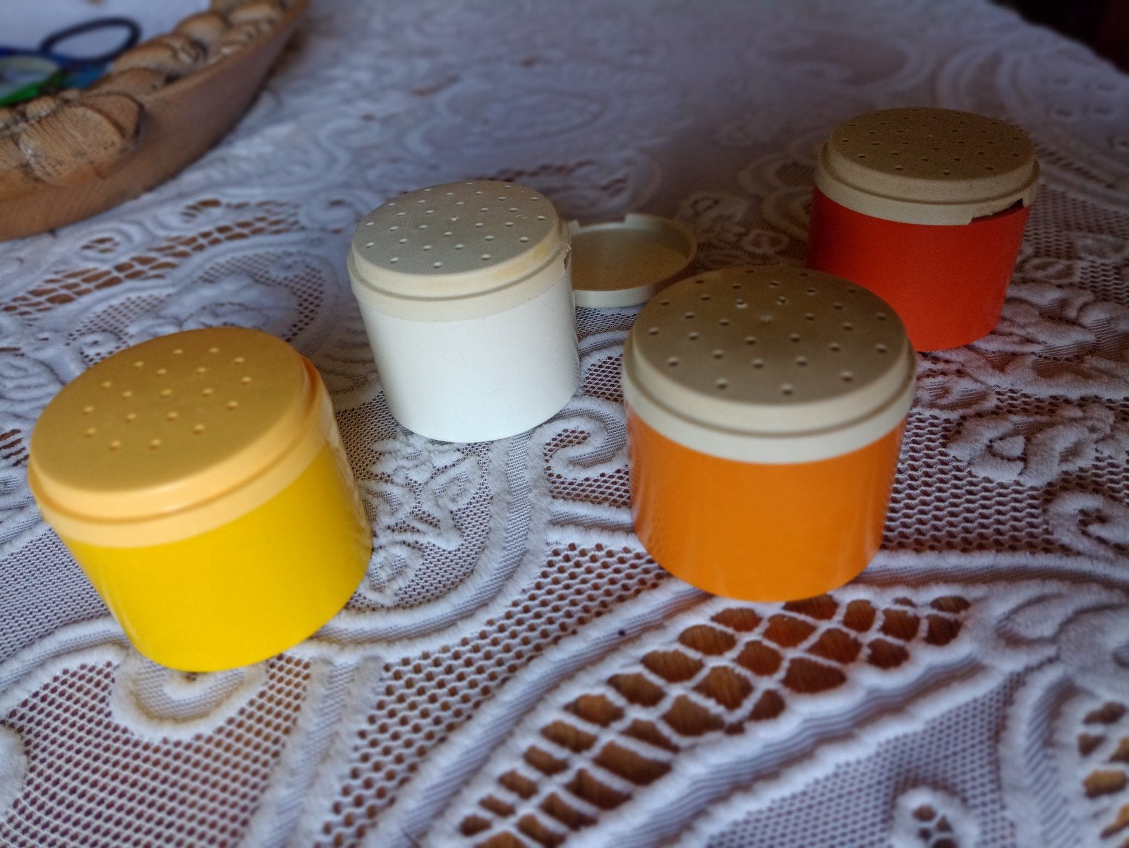 Vintage kruiden potjes Tupperware, Enlèvement