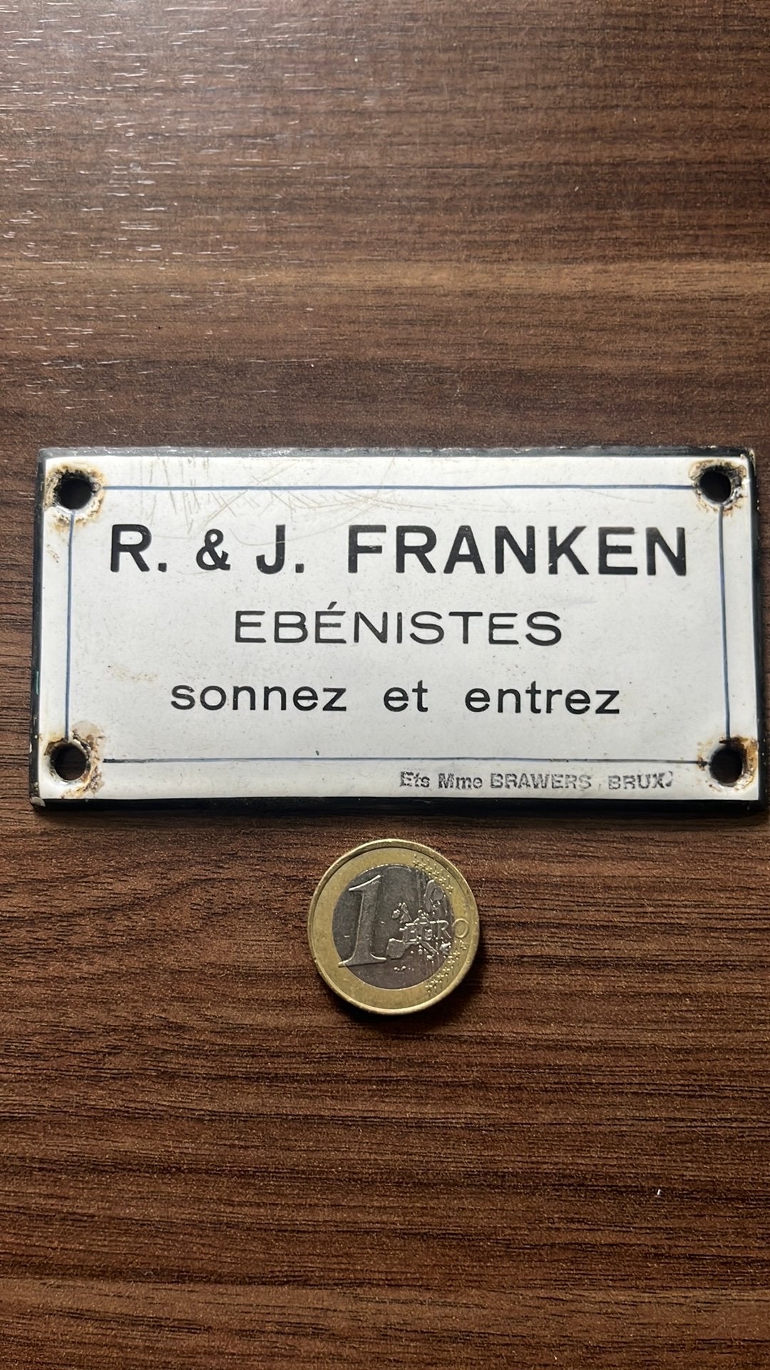 Plaque émaillée, Collections, Enlèvement ou Envoi