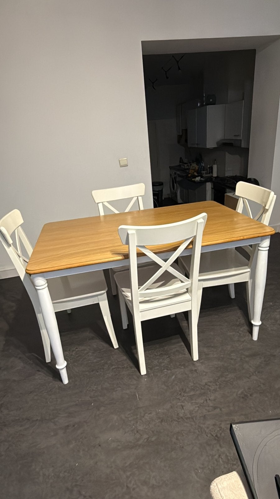 Salle à manger, Maison & Meubles, Enlèvement, Comme neuf, Autres couleurs, Quatre