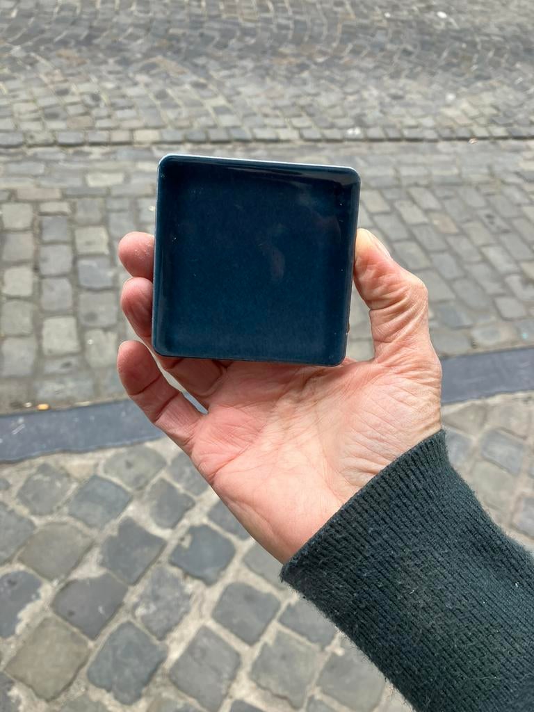 Lavabo et luminaires , avec carrelage bleu, Bricolage & Construction, Enlèvement, Utilisé, Lavabo