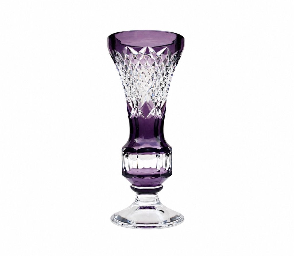 Val Saint Lambert Vaas - Art Deco VSL Kristal, Ophalen of Verzenden