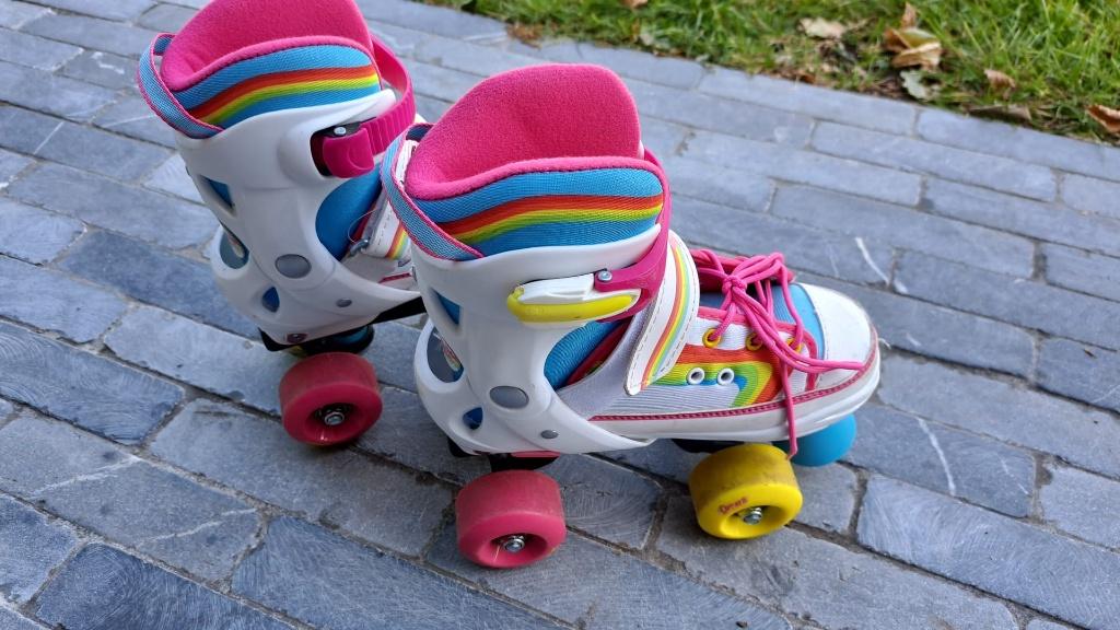 rolschaatsen nieuwe staat maat 32-35, Enlèvement, Comme neuf, Enfants