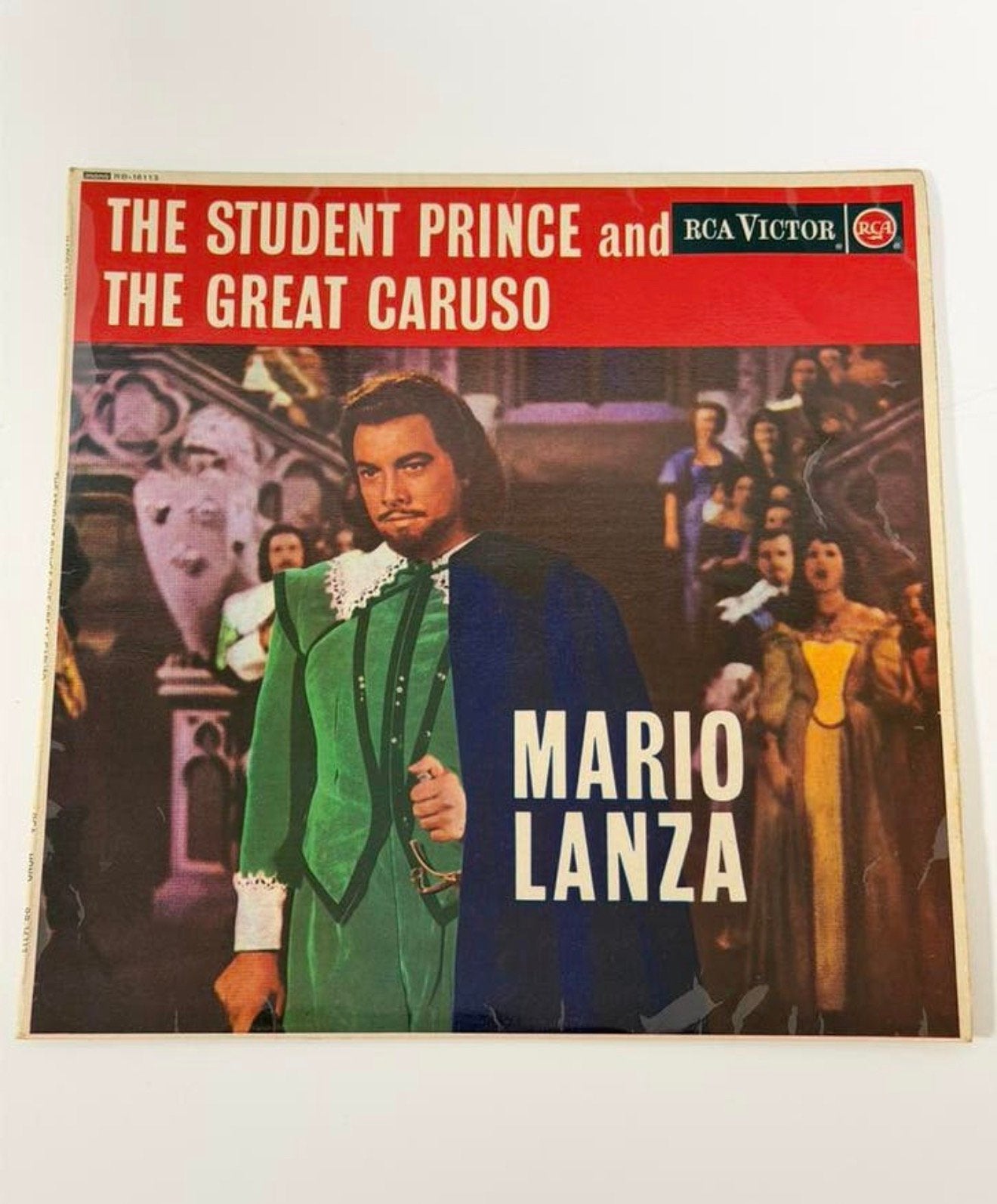 Mario Lanza Vinyl 12” LP – Student Prince & Great Caruso, Cd's en Dvd's, Vinyl | Klassiek, Zo goed als nieuw, LP, Opera of Operette