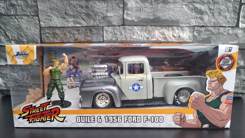 FORD F100 GUILE STREET FIGHTER 1/24ème, Hobby en Vrije tijd, Auto, Nieuw, Ophalen of Verzenden, Jada toys