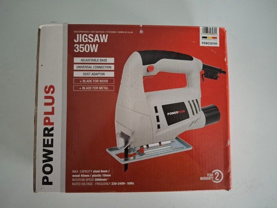 decoupeerzaag Powerplus jigsaw 350W, Ophalen