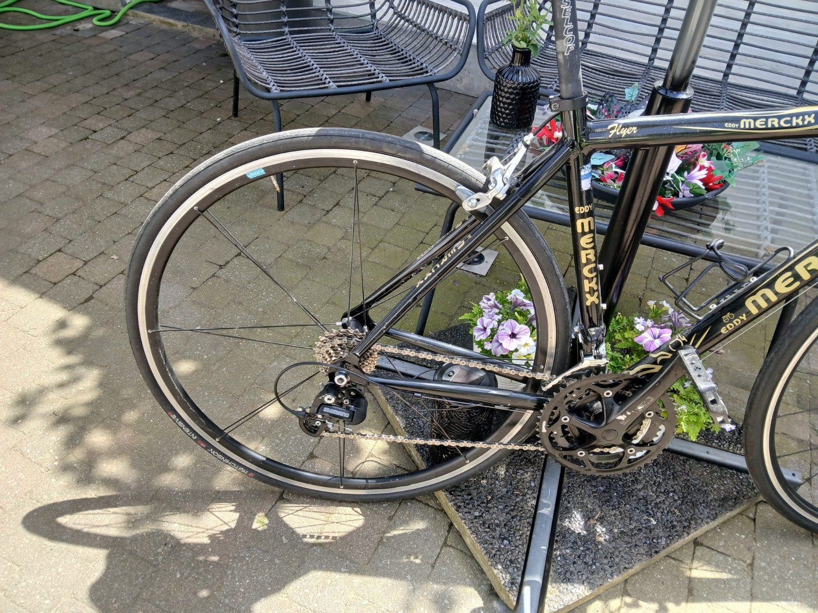 Fiets Eddy Merckx, Ophalen