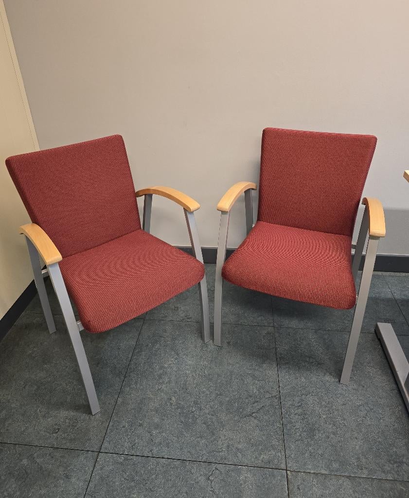 Chaise visiteur salle d'attente ou réunion, Maison & Meubles, Enlèvement ou Envoi, Comme neuf, Métal