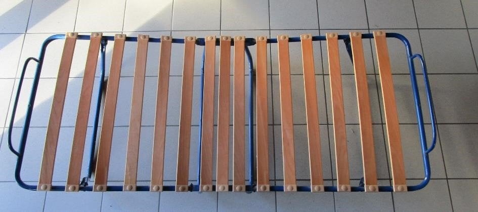 Bedbodem lattenbodem van plooibed 190x80cm (zonder matras), Ophalen, Gebruikt, Eenpersoons, 190 cm of minder