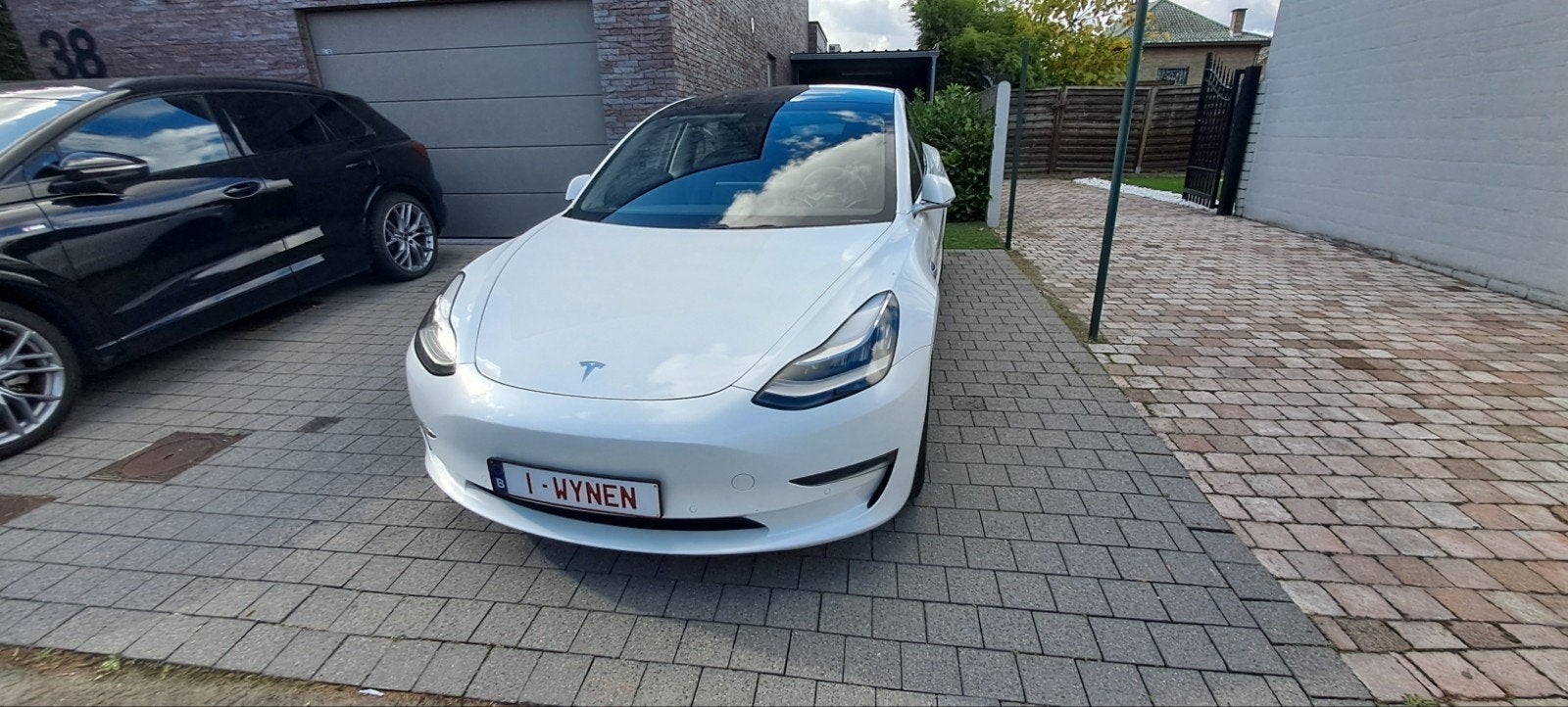 Tesla 3 AWD long range, Auto's, Automaat, 324 kW, Zwart, Wit