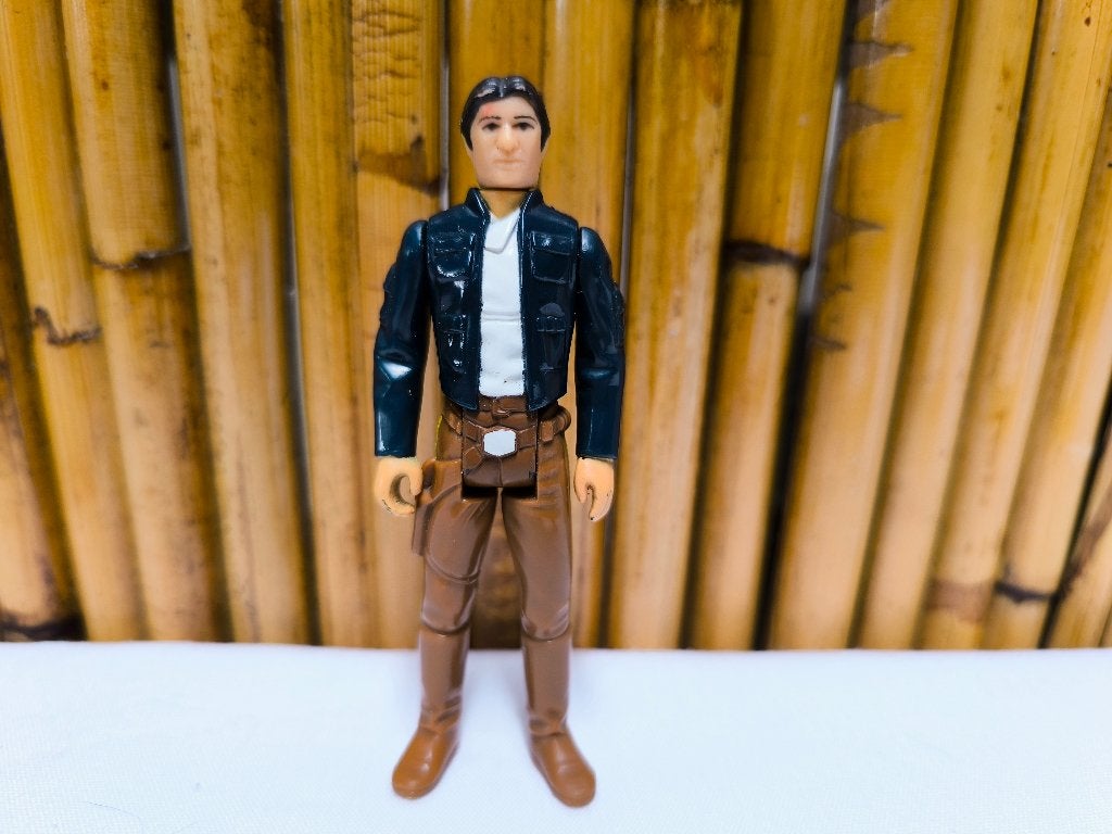 Vintage Star Wars Han Solo Bespin figuurtje 1980, Kenner ESB, Verzamelen, Ophalen of Verzenden, Gebruikt, Actiefiguurtje