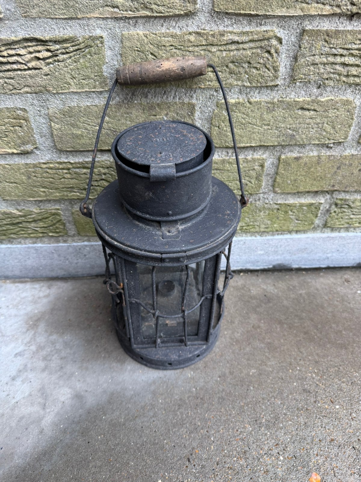 Wo1 Engelse loopgraven lantaarn 1918, Verzamelen, Militaria | Algemeen, Ophalen of Verzenden
