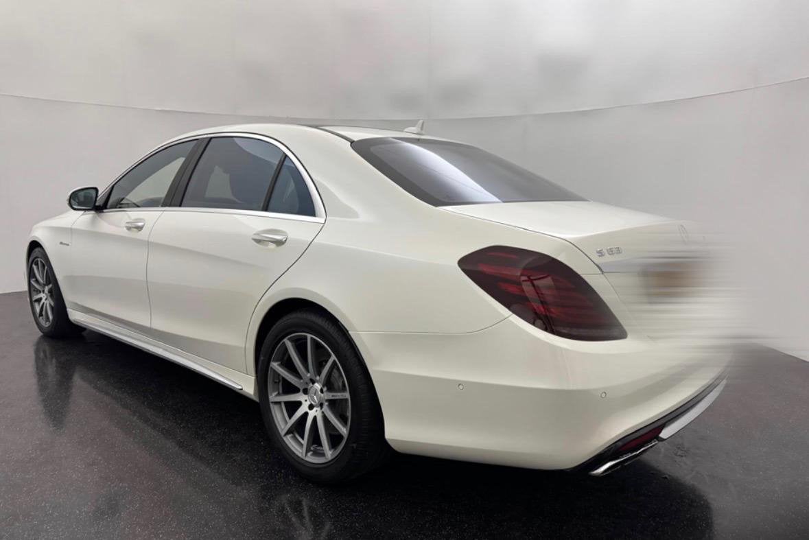 Mercedes s63 amg s-klasse w222 bj2016 wit parel 4matic vol, Autos, Mercedes-Benz, Cuir, Achat, Euro 6, 5 portes