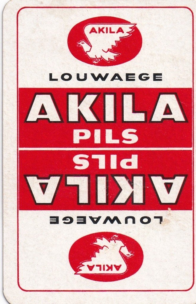 b 122 / s k akila louwaege pils, Verzamelen, Speelkaarten, Jokers en Kwartetten, Ophalen of Verzenden, Nieuw, Speelkaart(en)