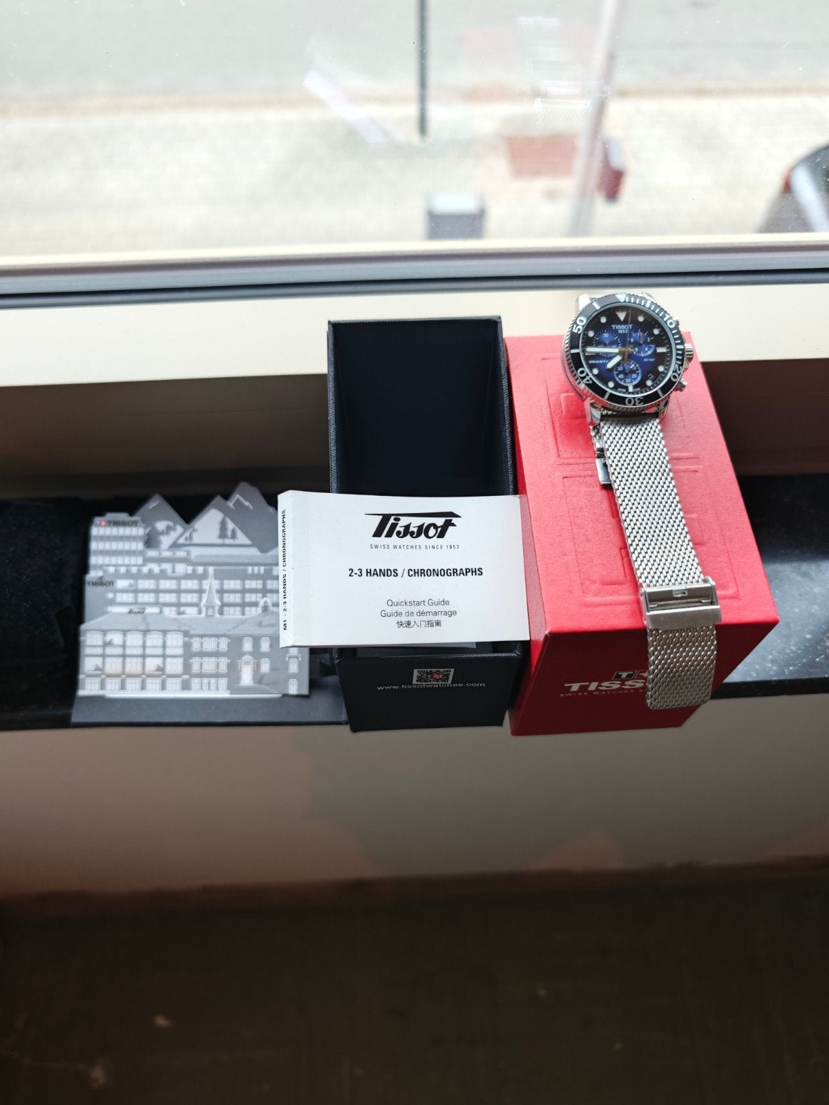 Tissot Seastar 1000, Montre-bracelet, Autres marques, Enlèvement ou Envoi, Acier