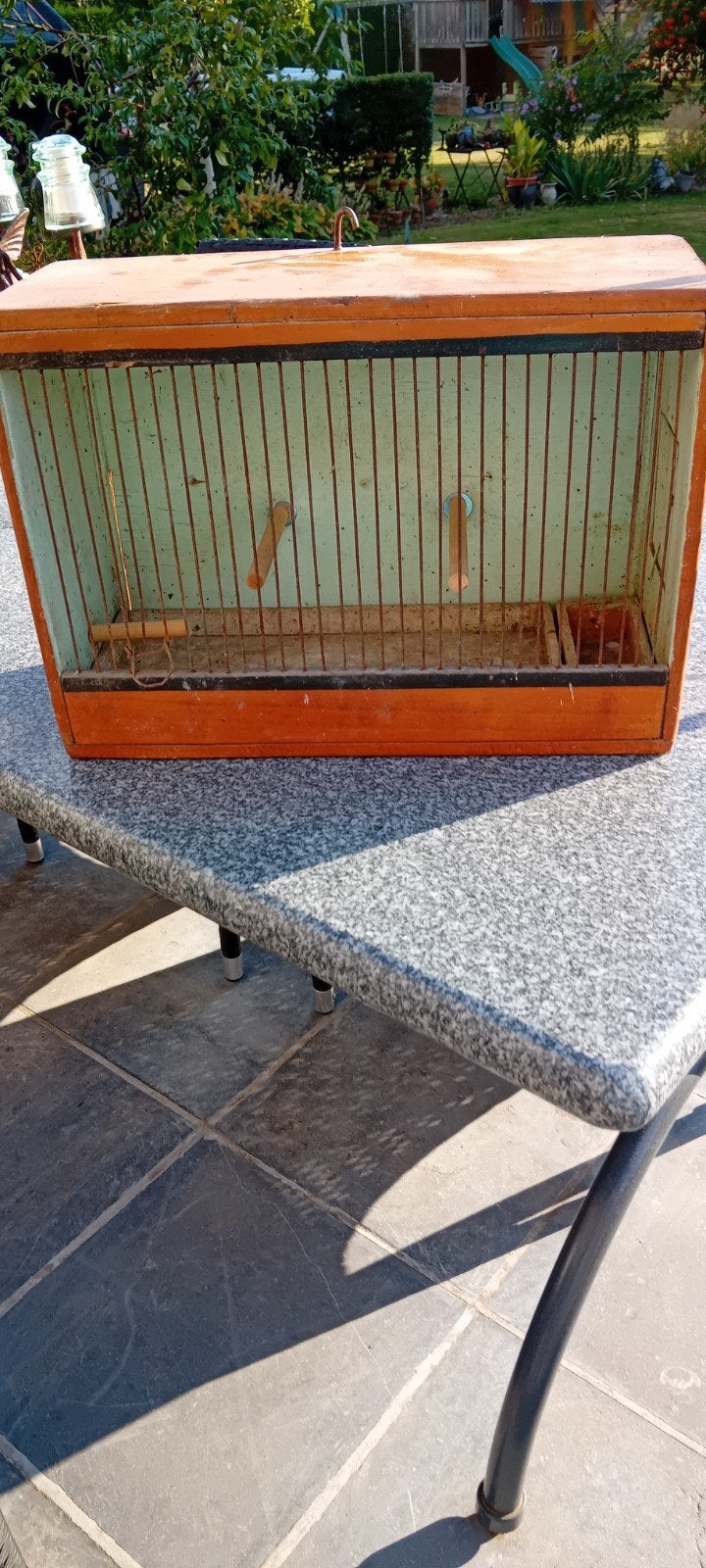 oud brocante vogelkooitje, Ophalen of Verzenden