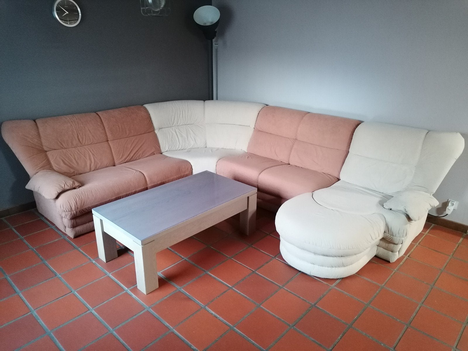 hoeksalon met longchair, Huis en Inrichting, Ophalen