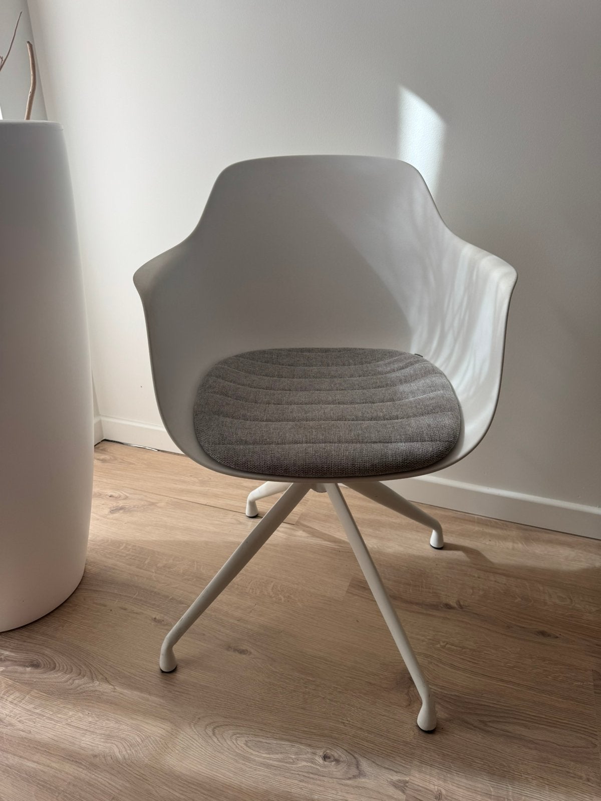 3 draaiende kuipstoelen, Enlèvement, Utilisé, Blanc, Trois