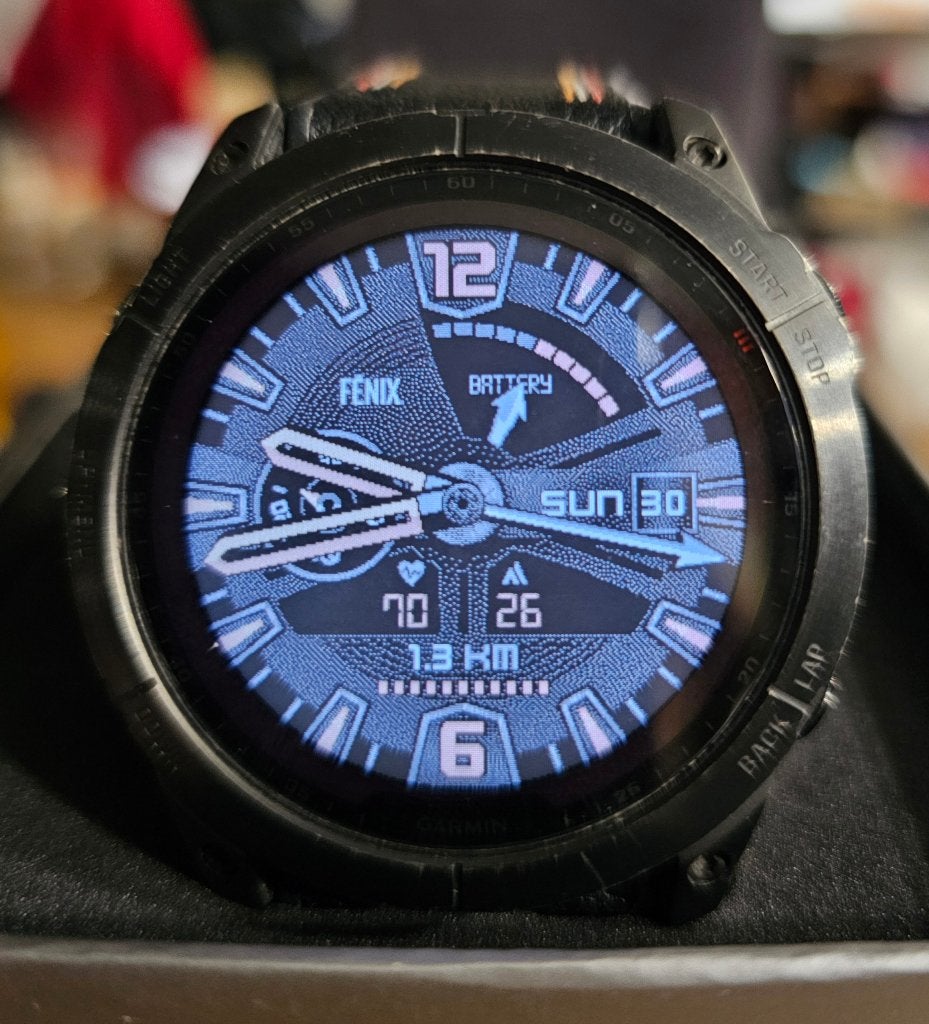 Garmin Fenix 7X Sapphire Solar Titane 51mm, Étanche, Enlèvement ou Envoi, Garmin, Comme neuf