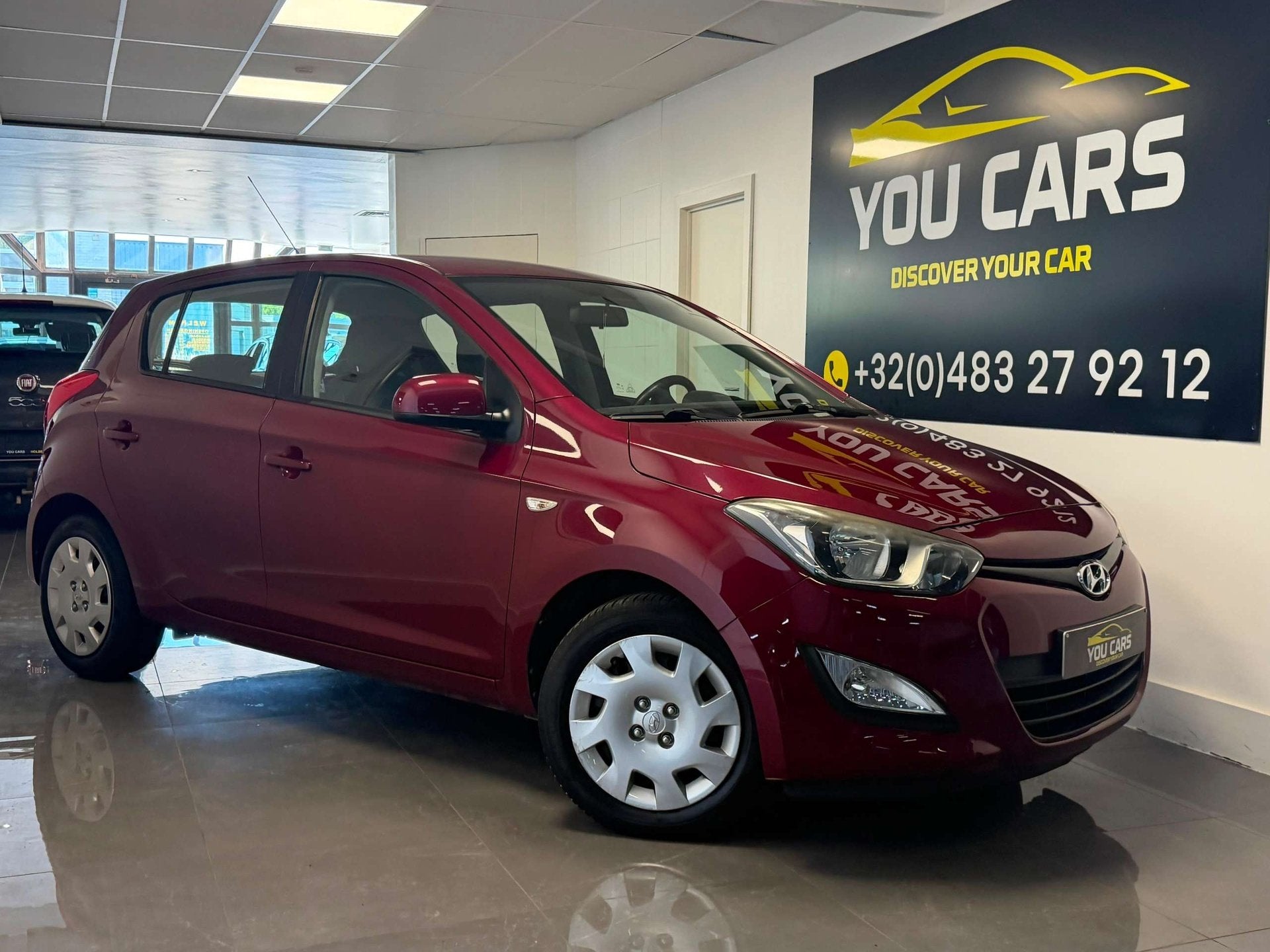Hyundai i20 1.2i Move 1 Jaar Garantie, Auto's, Euro 5, Stof, Gebruikt, Zwart