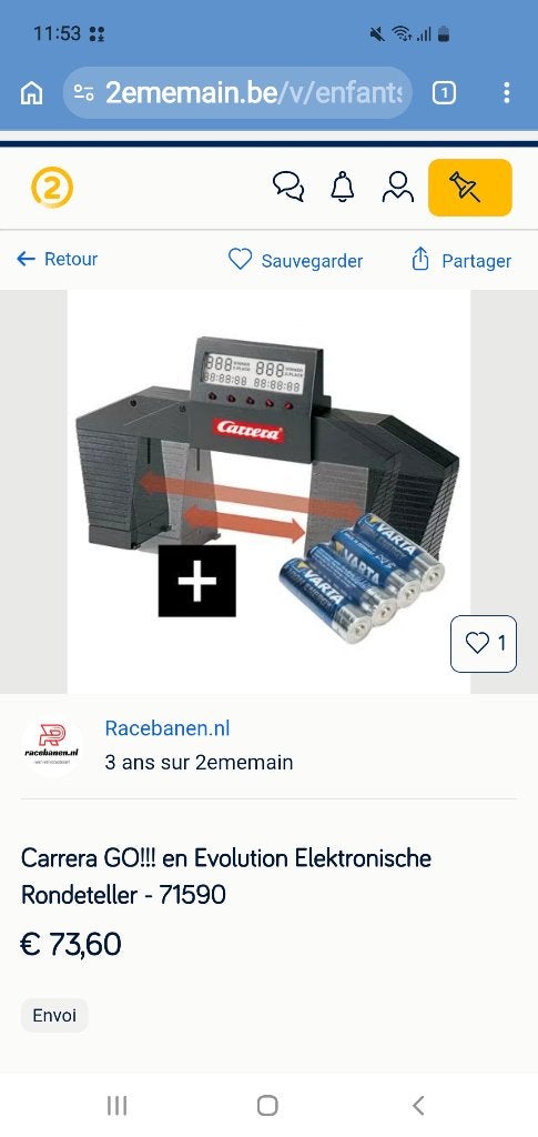 Carrera  évolution, Racebaan, Carrera, Nieuw, Ophalen of Verzenden