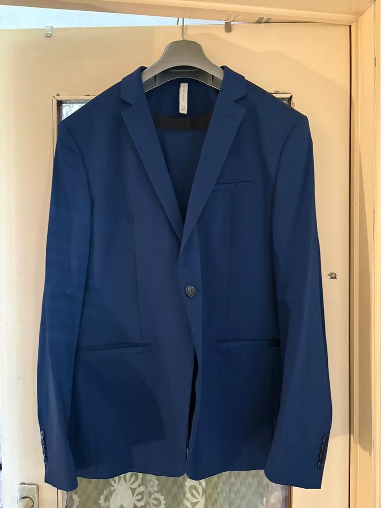 Costumme, Enlèvement ou Envoi, Comme neuf, Taille 52/54 (L), Bleu