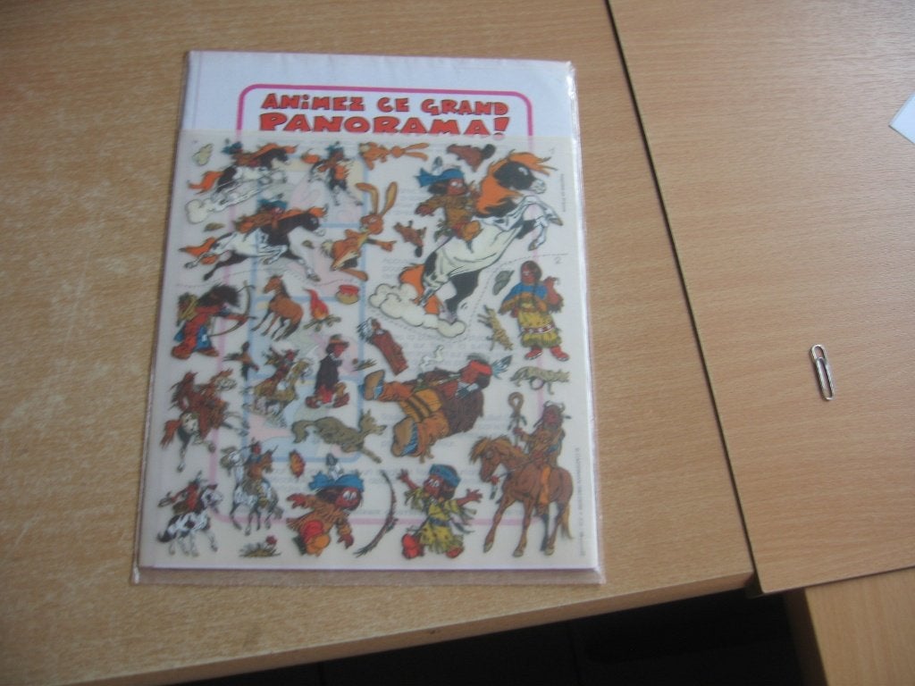 Derib-Yakari - Feuille complète décalcomanies - Neuf - 1982., Neuf, Derib., Enlèvement ou Envoi, Une BD