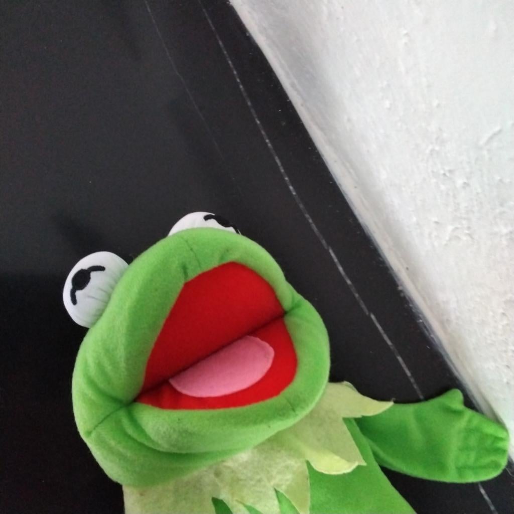 Kermit de kikker handpop, Ophalen of Verzenden, Kikker