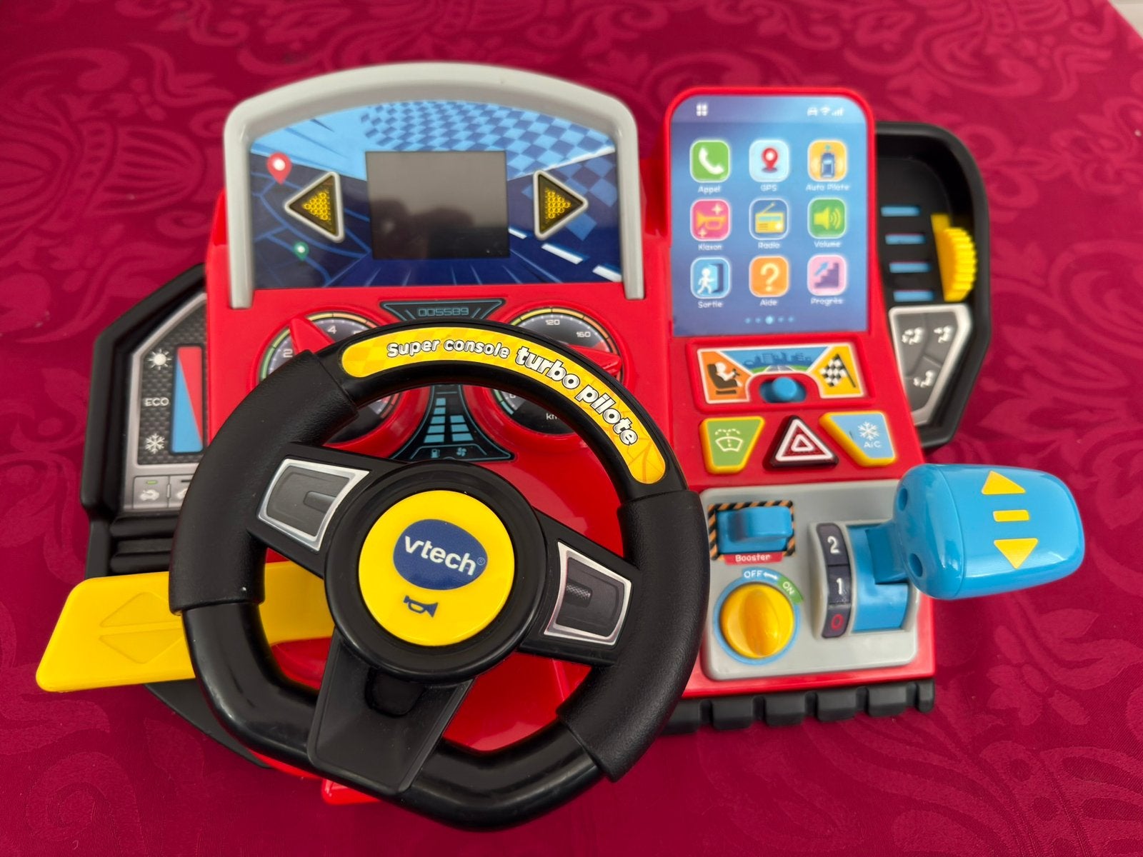 VTech Super Console Turbo Pilote, reference 558905., Collections, Enlèvement, Comme neuf