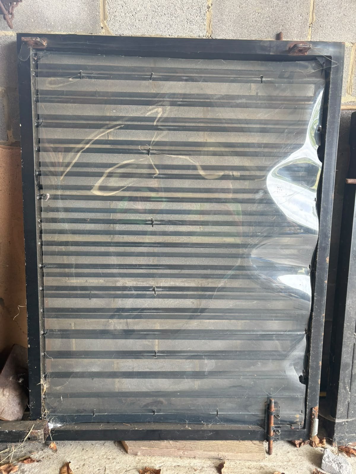 Lot de 3 portes de boxes