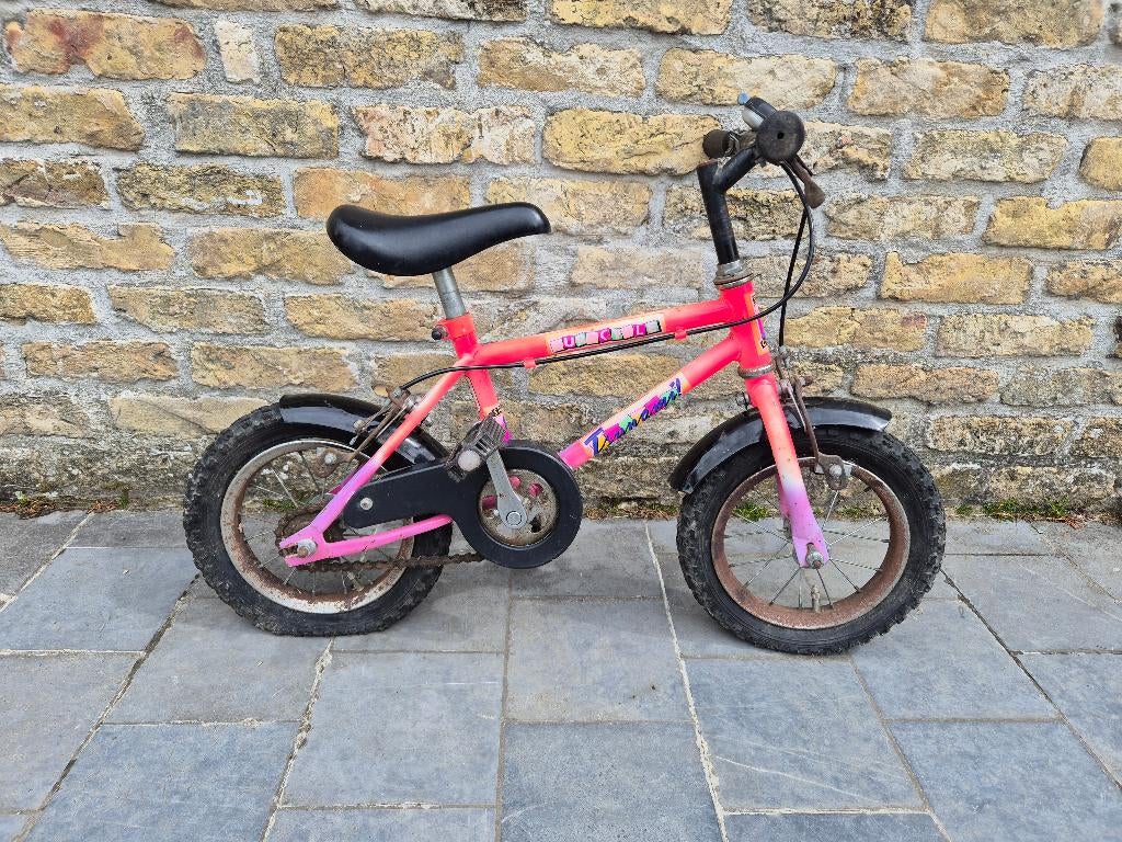 Eerste fietsje, Fietsen en Brommers, Ophalen, Gebruikt, Schijfrem, Minder dan 16 inch