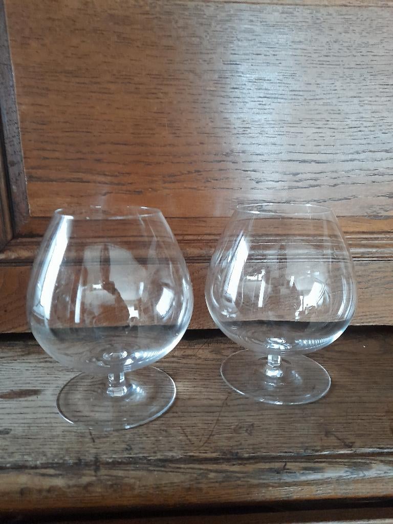 kristal glazen voor cognac of wijn 15 stuks, Antiek en Kunst, Ophalen