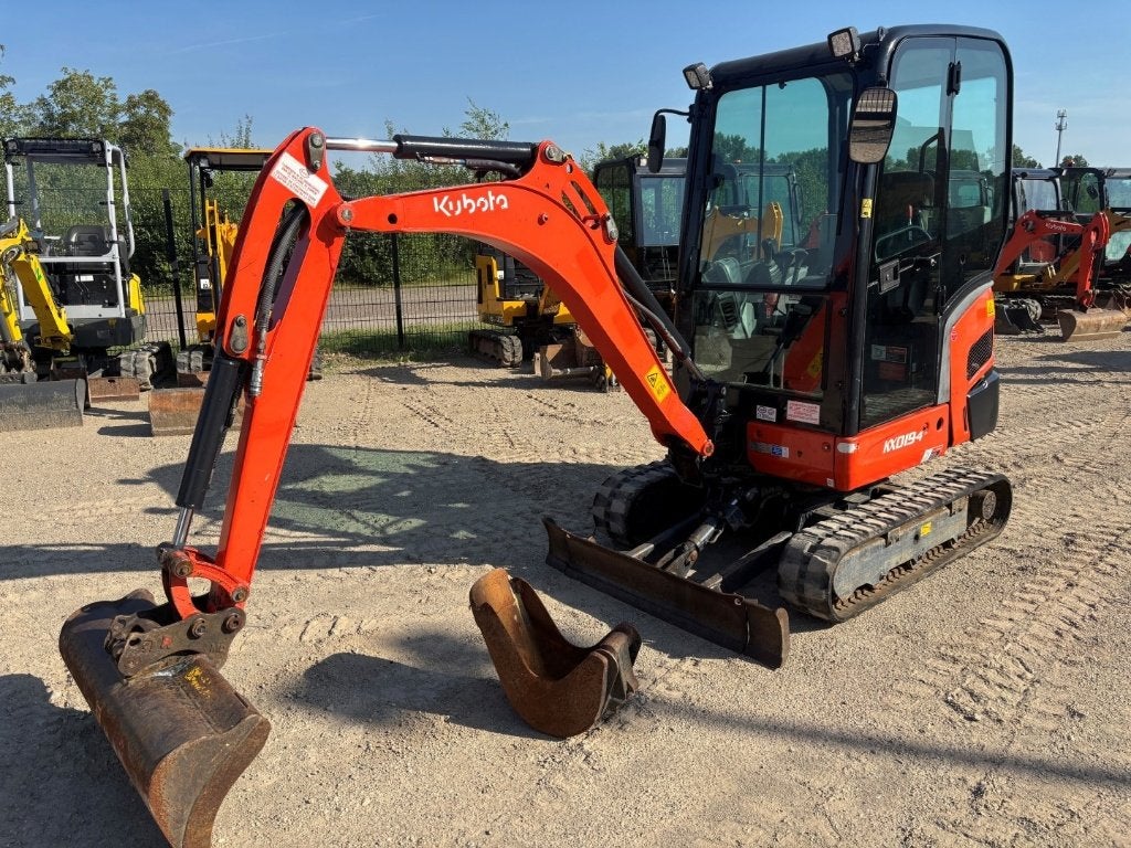 Minipelle Kubota KX019-4, Enlèvement, Excavatrice