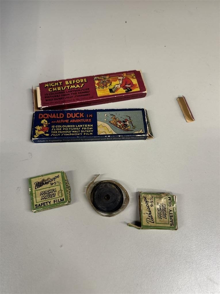 Walt Disney 1930\'s Magic Lantern Slides and Mickey Mouse sa, Ophalen of Verzenden, Mickey Mouse, Gebruikt