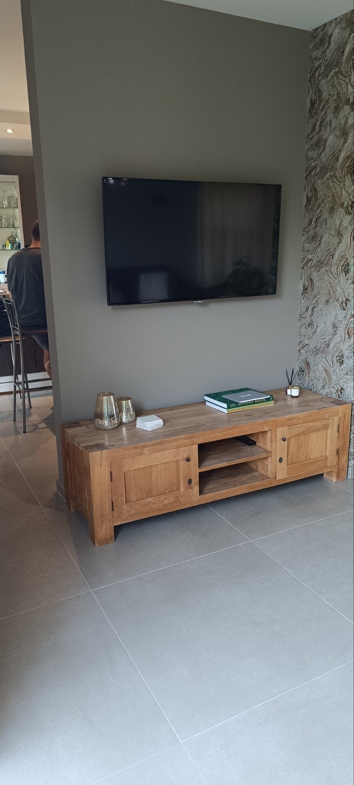 tv meubel in teak, Enlèvement