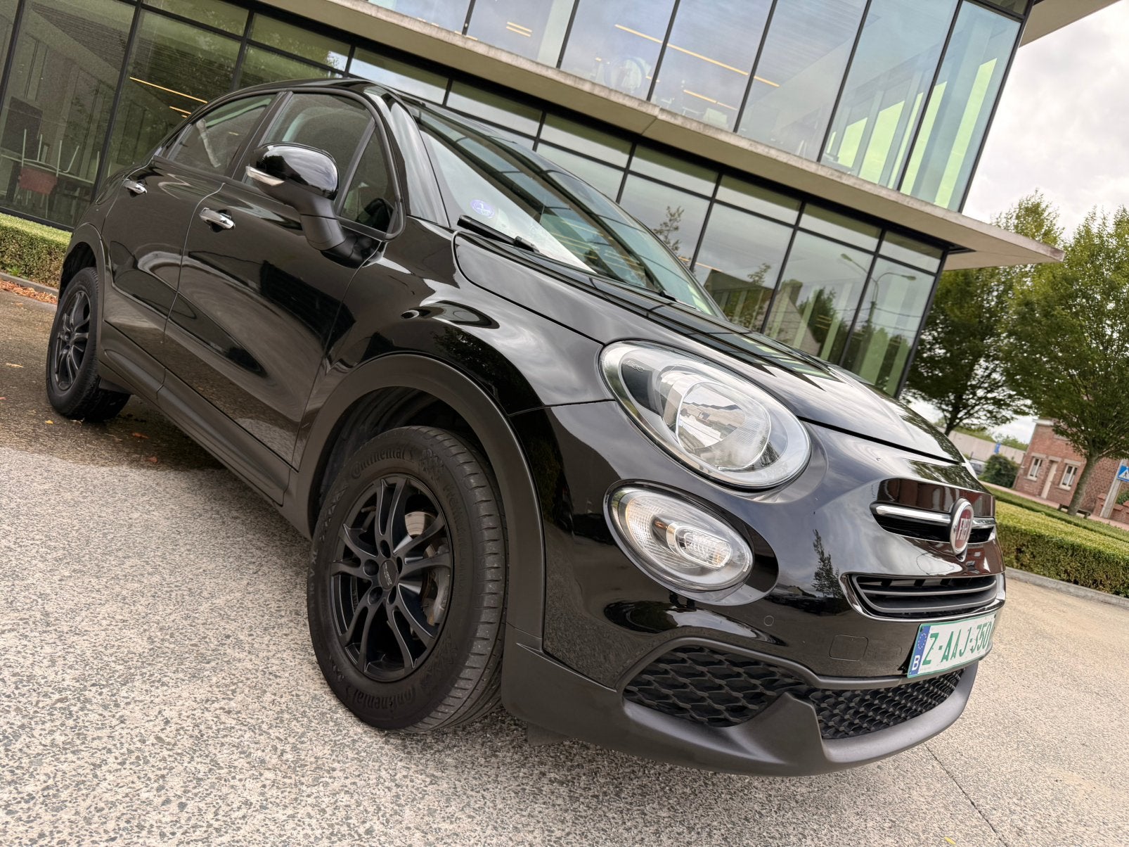 FIAT 500X / 2020 / 72000km, Auto's, Bluetooth, 4 cilinders, 500X, Zwart