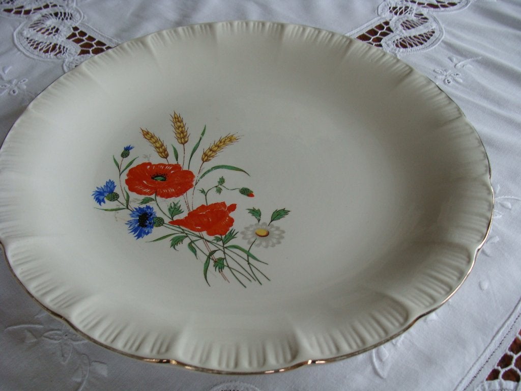 plats de présentation porcelaine, poinçonné ,vintage, Antiquités & Art, Enlèvement