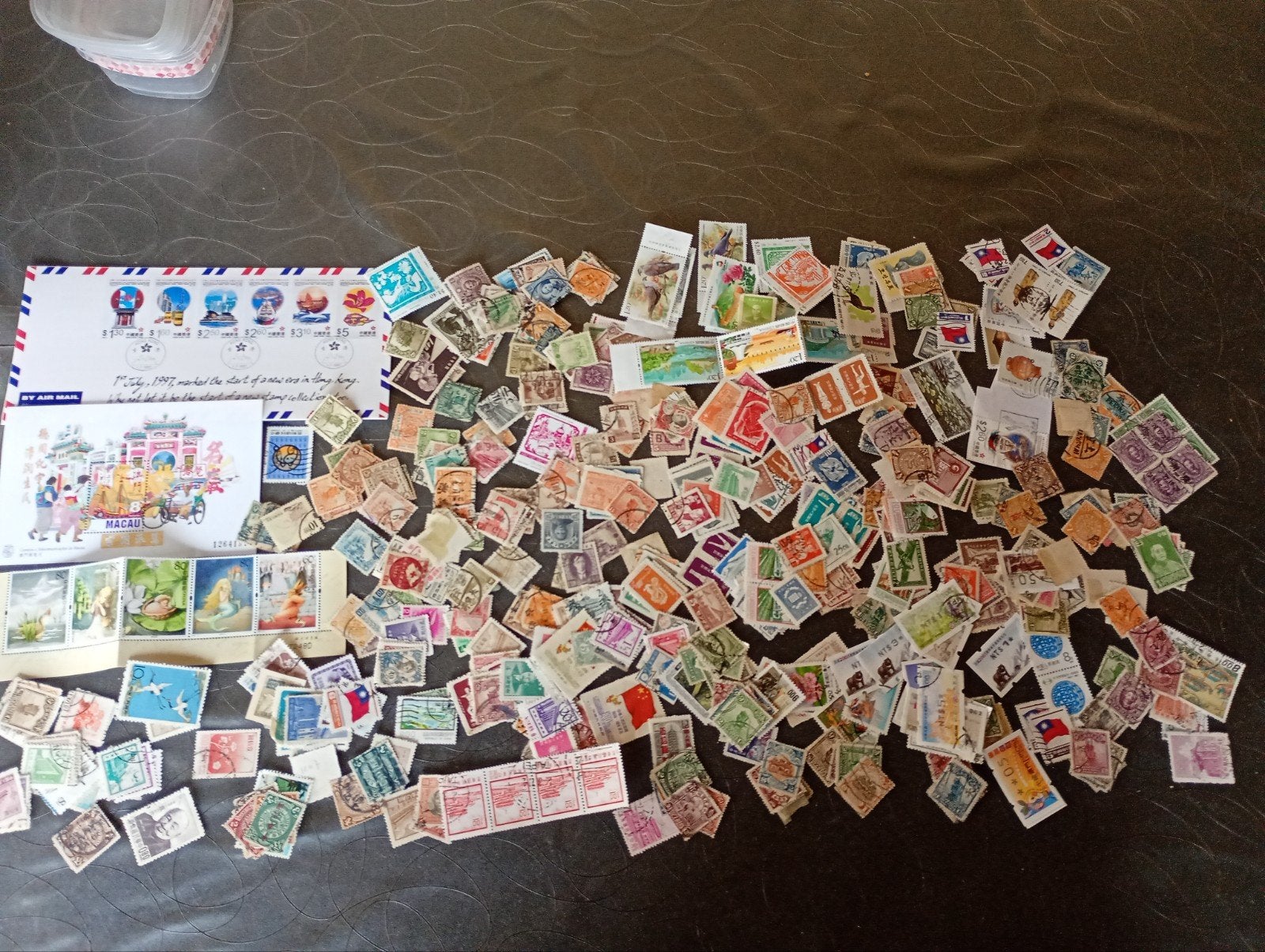 R7) joli lot de timbres Chine, Enlèvement ou Envoi
