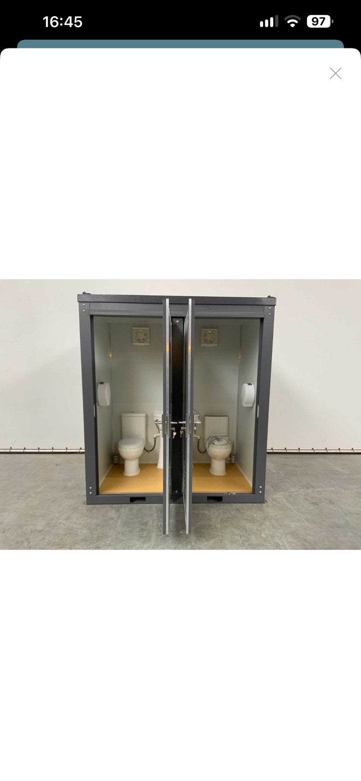 Toilettes doubles neuf, Enlèvement, Comme neuf