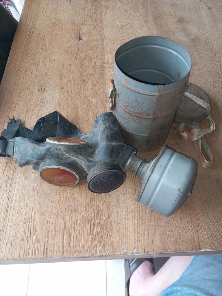 === Masque à gaz belge WW2 === original, Enlèvement ou Envoi