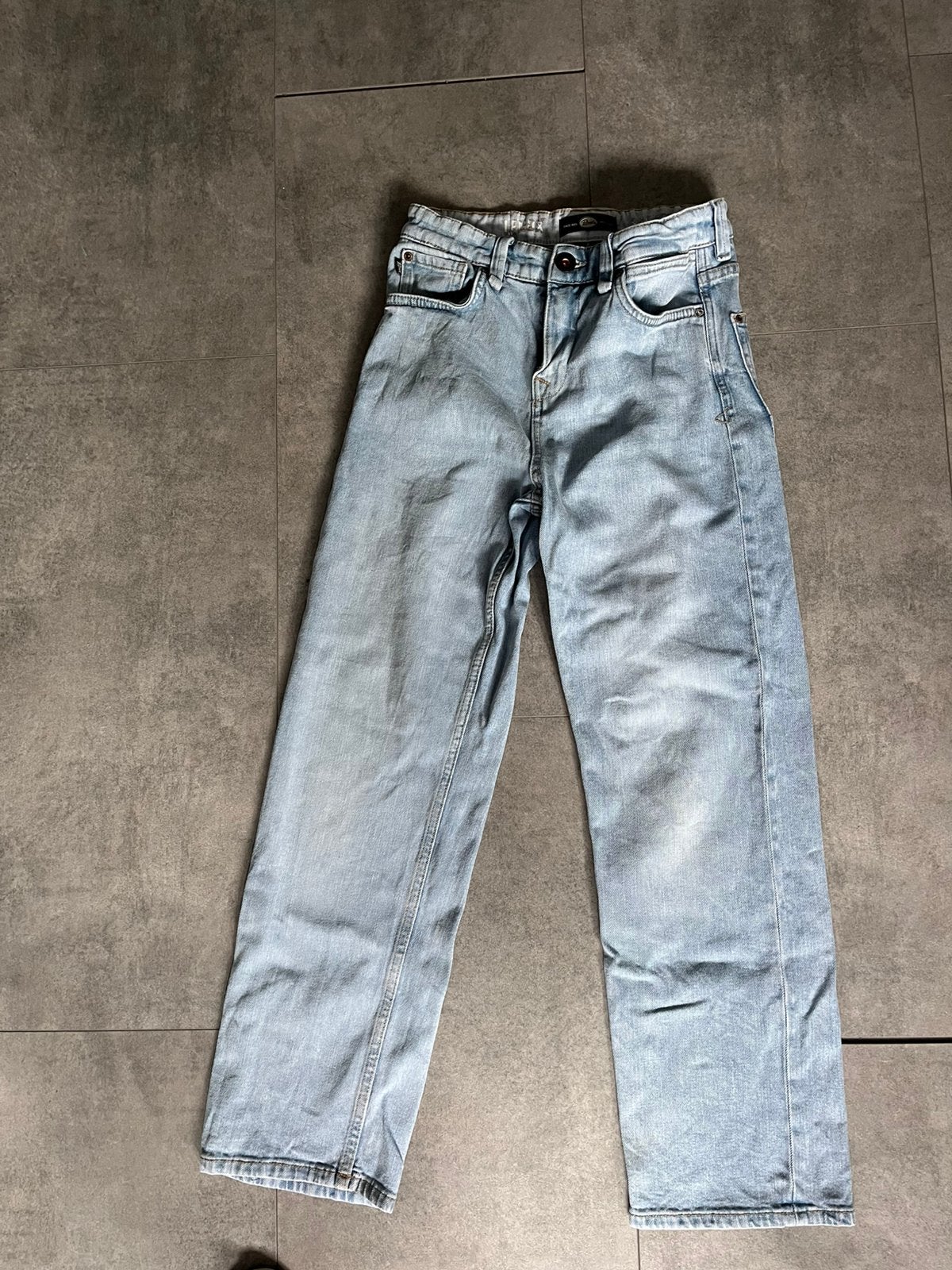 Lichtblauwe jeans maat 152, Ophalen of Verzenden, Gebruikt, Jongen, Broek