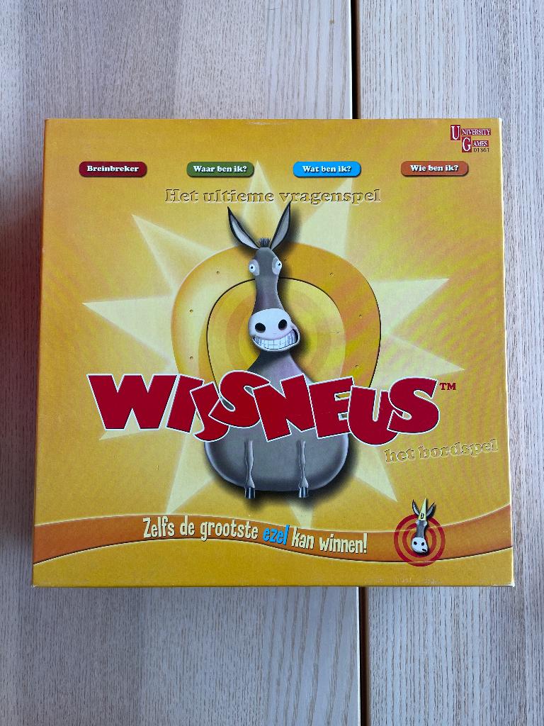 Wijsneus het borspel €5, Vijf spelers of meer, Ophalen of Verzenden, Gebruikt, Univercity games