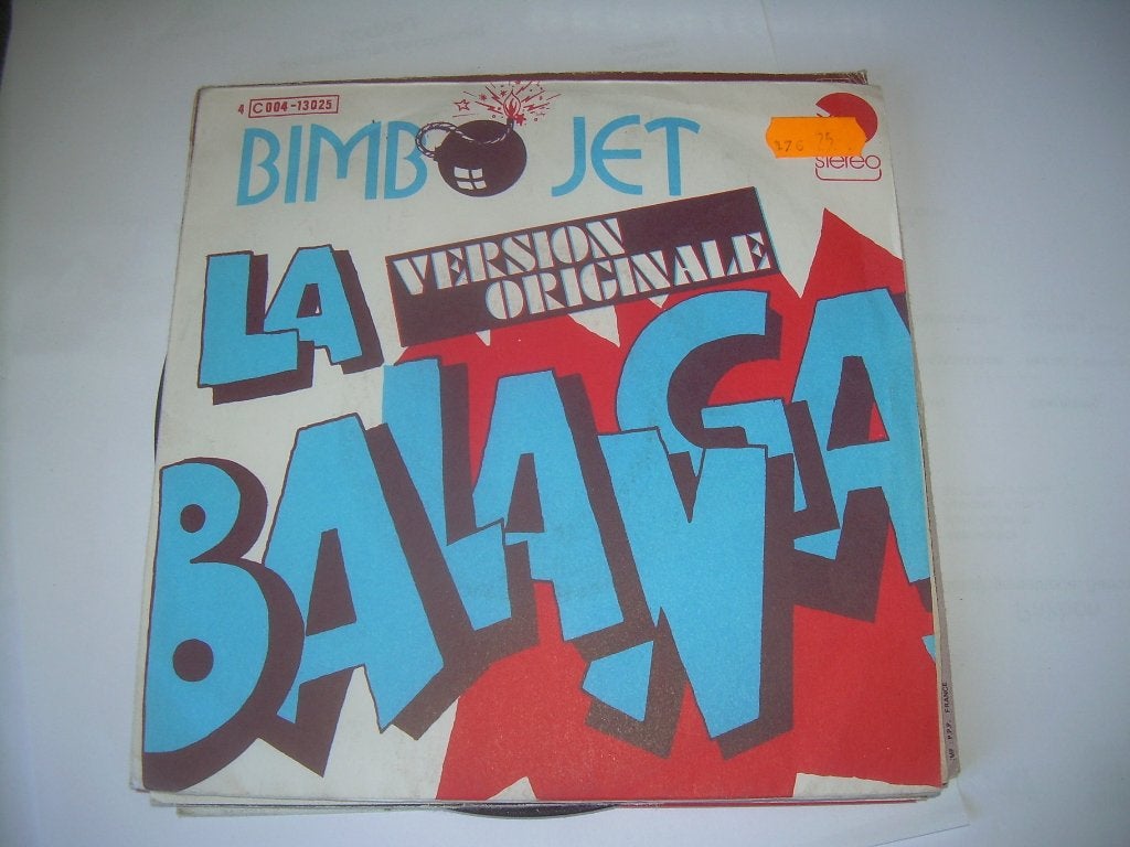 45 T SINGLE - Bimbo Jet – La Balanga, Cd's en Dvd's, Vinyl Singles, Fotohoes, 7 inch, Ophalen of Verzenden, Zo goed als nieuw
