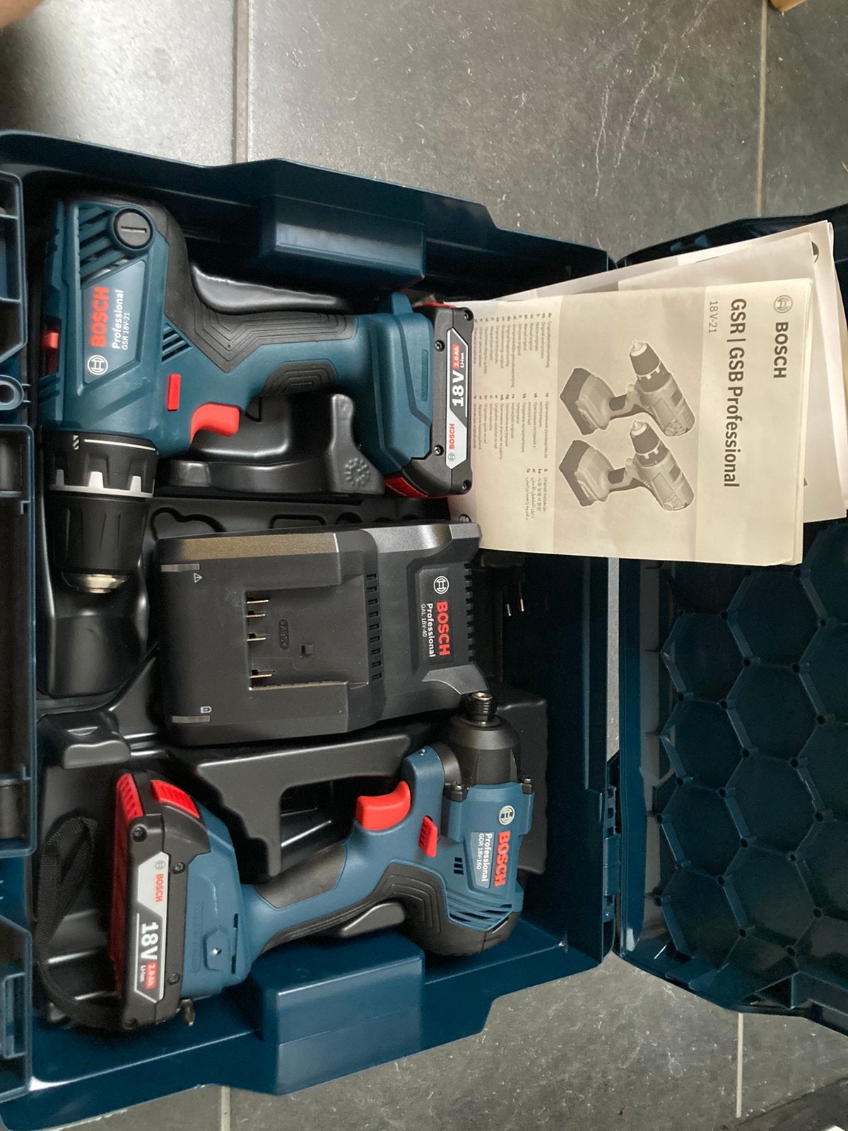 Bosch GSR 18V-21/GDR 18V-160 professionnel, Bricolage & Construction, Enlèvement, Comme neuf