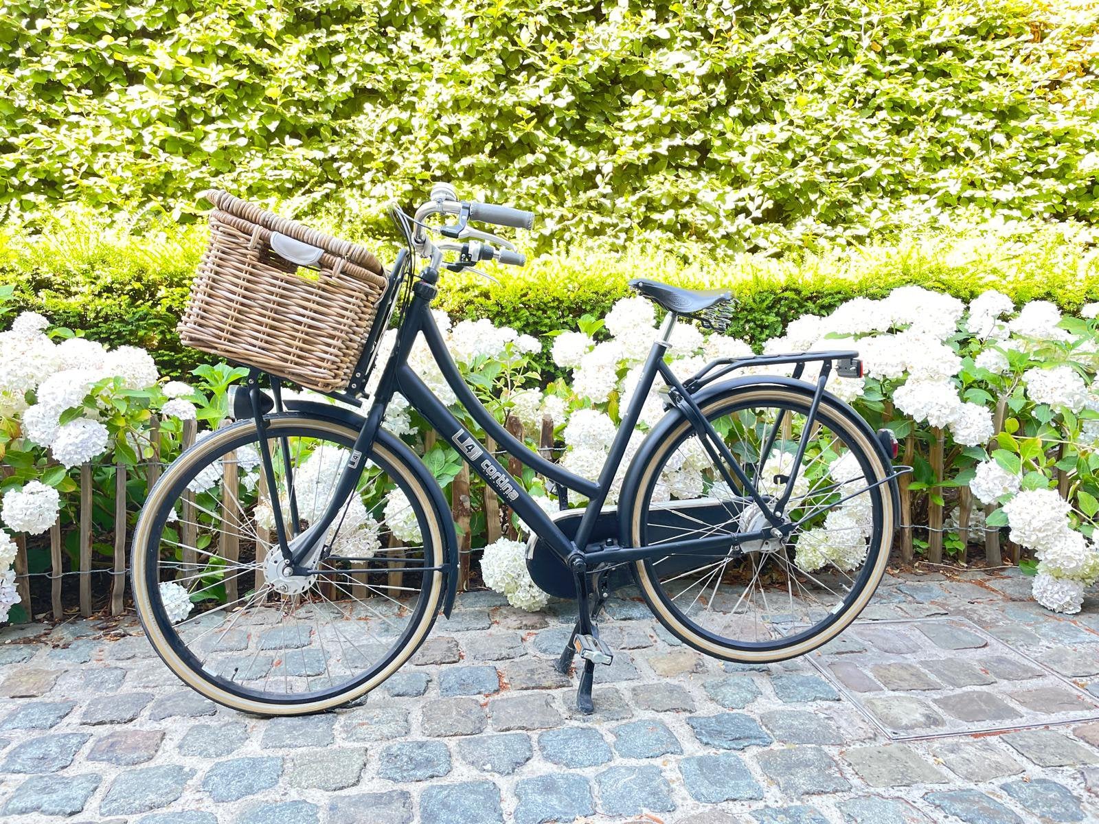 Cortina L4 6 versnellingen met mooie rieten mand, Fietsen en Brommers, Ophalen, Gebruikt, Versnellingen