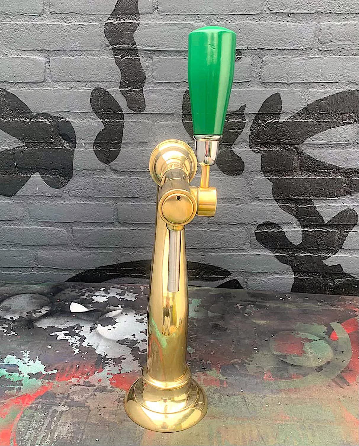 Te koop als nieuw koperen universele bier tapkraan tapzuil ., Ophalen of Verzenden, Zo goed als nieuw, Overige typen, Overige merken