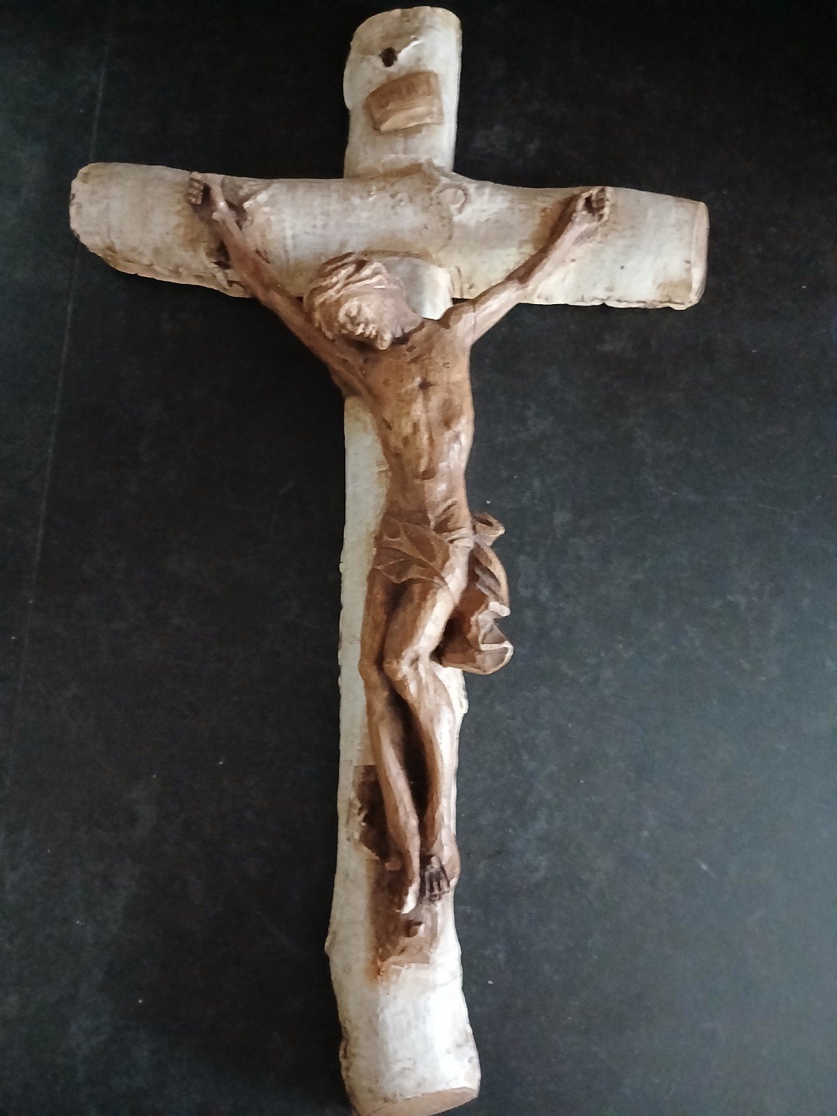 kruisbeeld +/- 40cm hoog,24cm breed, Antiek en Kunst, Ophalen